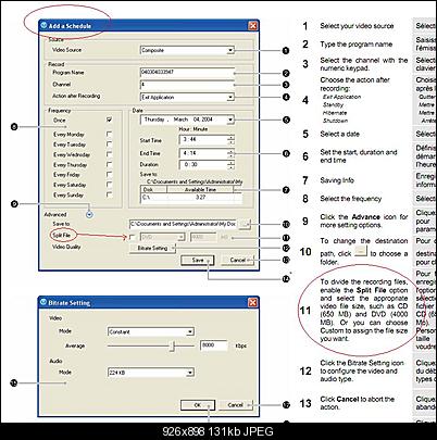 It looks like a feature of the Avermedia scheduler only.