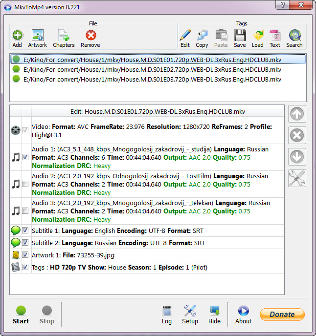 MkvТоMp4 v0.224 - rapid tool for repack Mkv to Mp4 - Page 27 - VideoHelp  Forum