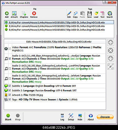 MkvТоMp4 v0.224 - rapid tool for repack Mkv to Mp4 - VideoHelp Forum