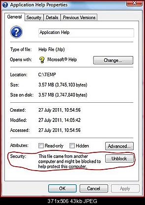 Click image for larger version

Name:	help-file-properties-security-highlighted[1].jpg
Views:	1672
Size:	42.7 KB
ID:	15736