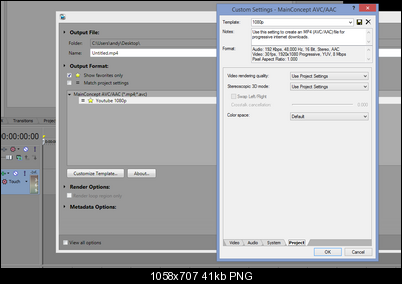 Click image for larger version

Name:	Sony Vegas help 3 project settings.png
Views:	302
Size:	40.6 KB
ID:	24041