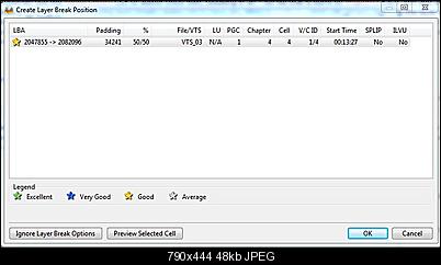 How to correctly set layer break for DVD9 VideoHelp Forum