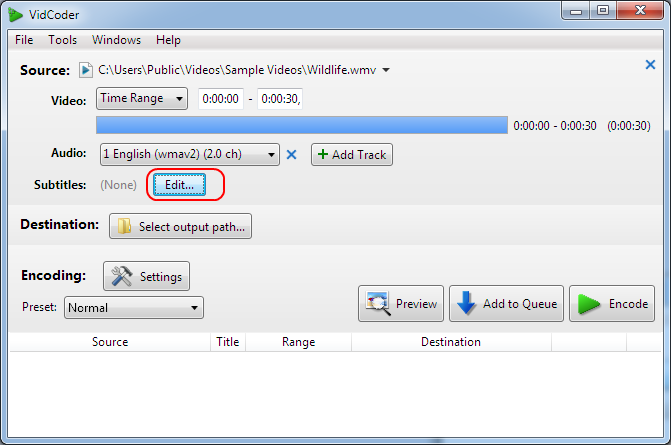 How to easily burn in/hardcode srt subtitles to mp4/mkv with VidCoder -  VideoHelp Forum