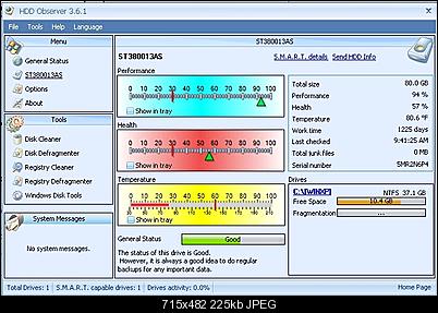 Click image for larger version

Name:	Status of my 80GB Harddrive.jpg
Views:	235
Size:	225.4 KB
ID:	2818