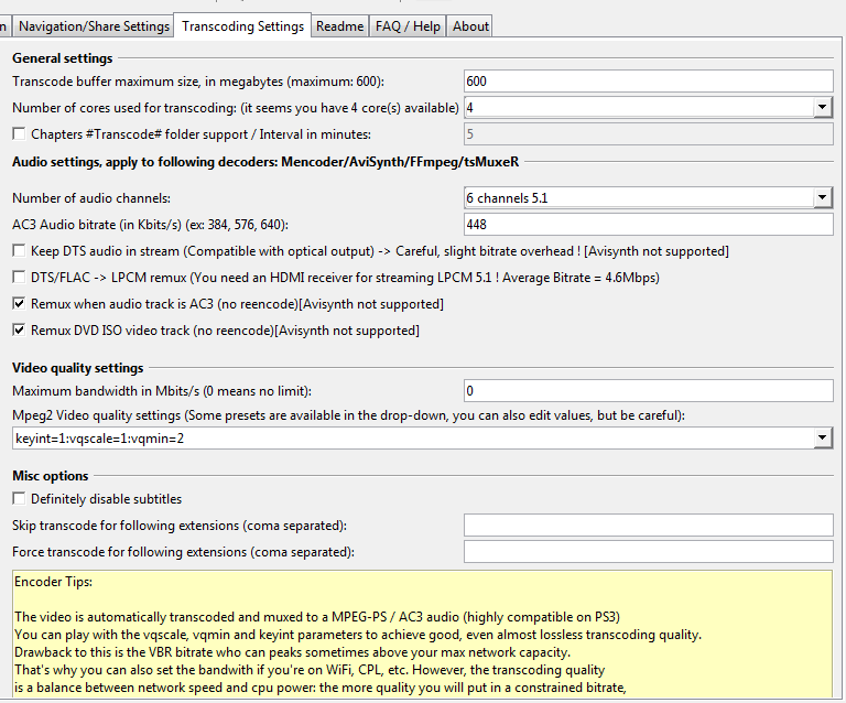 How do I make PS3 media server convert DTS? - VideoHelp Forum