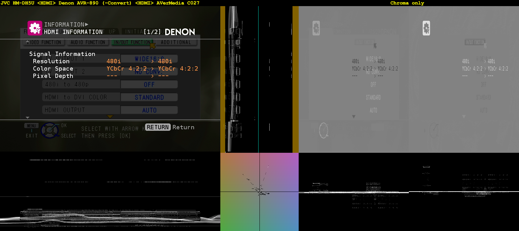 Click image for larger version

Name:	Menu + Info - JVC HM-DH5U =HDMI= Denon AVR-890, -Convert =HDMI= AVerMedia C027.png
Views:	10947
Size:	270.9 KB
ID:	35267