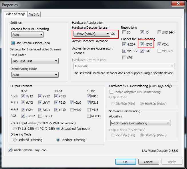 Struggles when playing back certain 4K files in MPC-HC - VideoHelp Forum