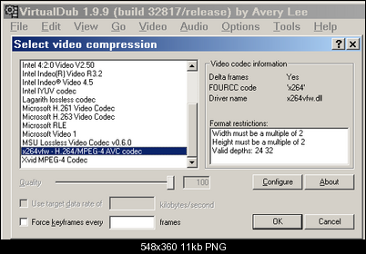 Click image for larger version

Name:	x264vfw.png
Views:	8131
Size:	11.5 KB
ID:	3798