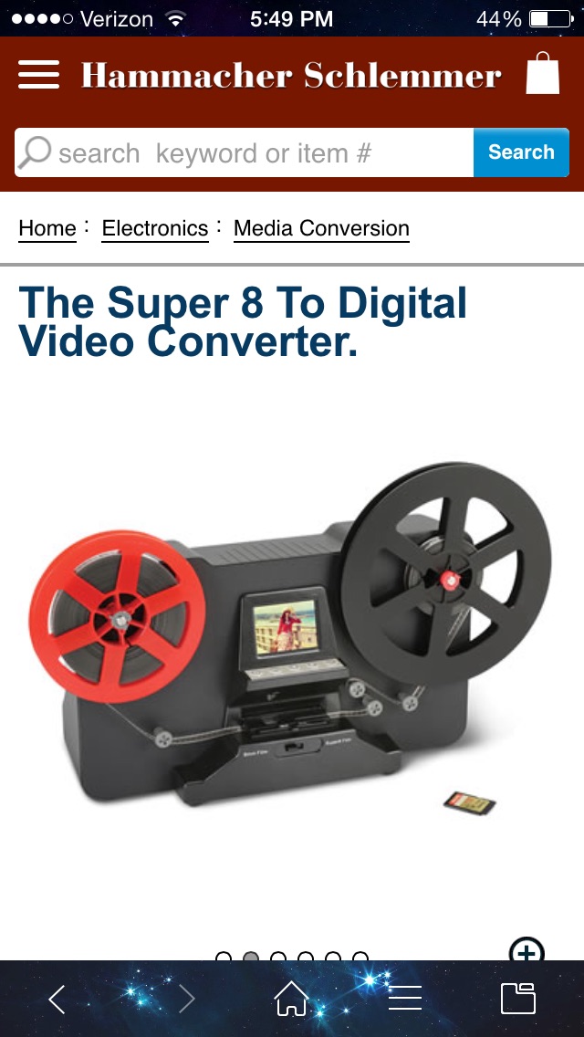 Super 8 film scanner from Hammacher Schlemmer - VideoHelp Forum