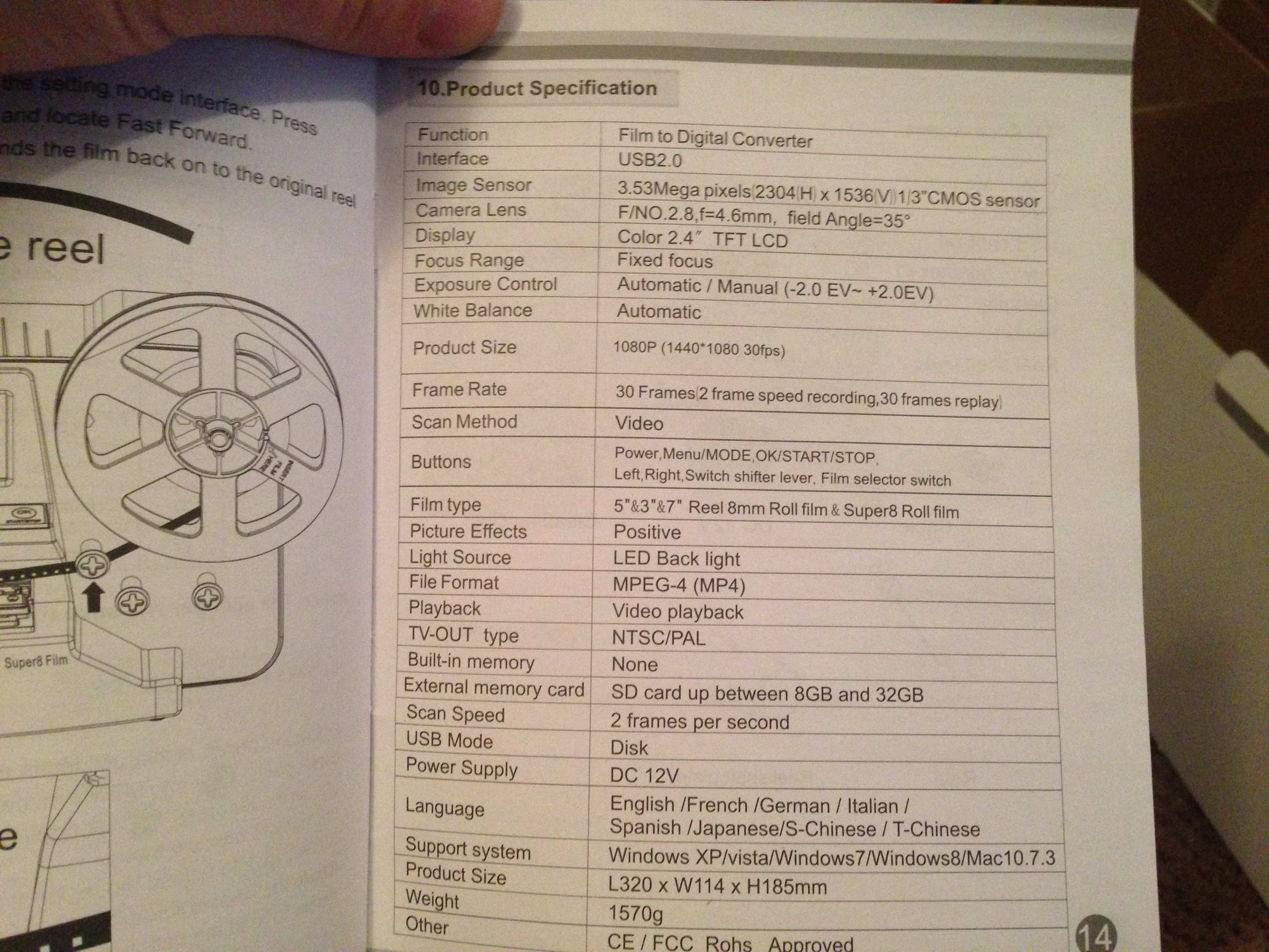 Super 8 film scanner from Hammacher Schlemmer - VideoHelp Forum