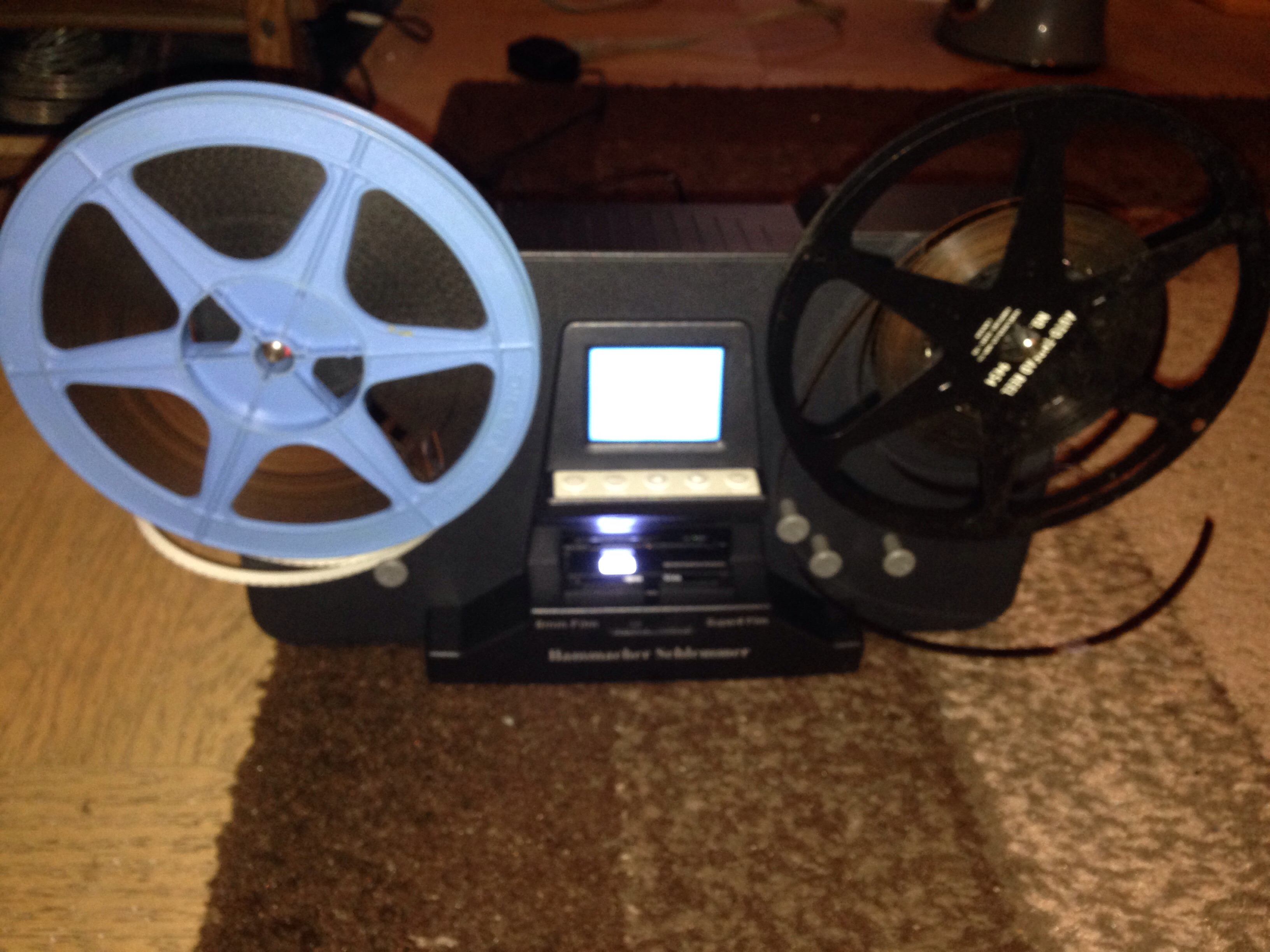 Wolverine 8mm / Super8 Film Scanner Mod for Larger Film Reels by