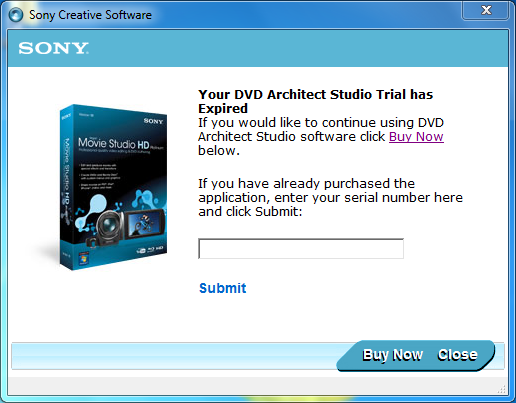 DVD Architect 5.0 Trial Version Expired - VideoHelp Forum