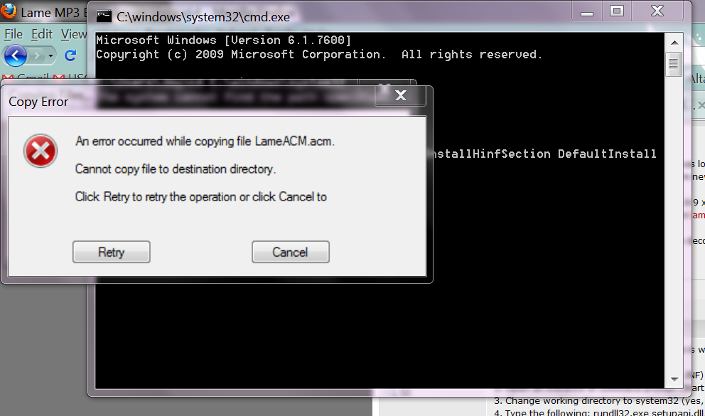 Lame MP3 Encoder on Vista x64 - VideoHelp Forum