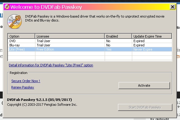 Dvd Fab Passkey Lite
