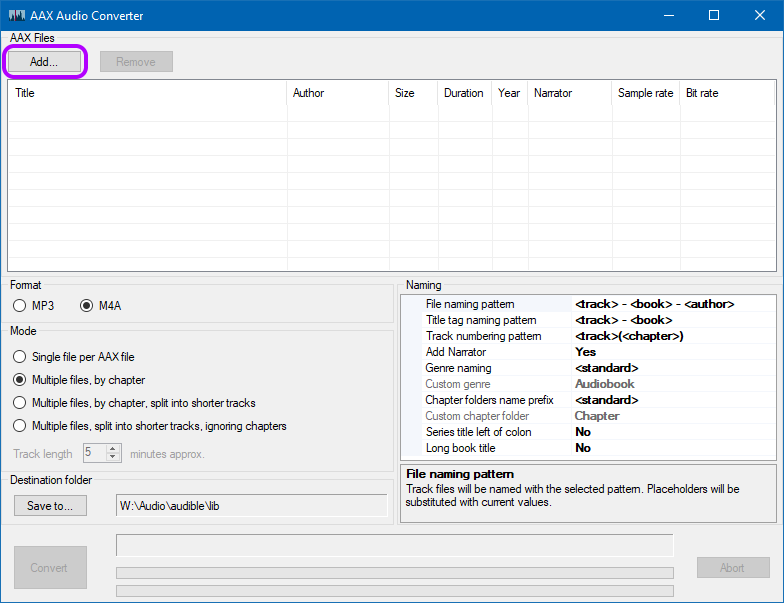 AAX Audio Converter: Convert your Audible audiobooks to MP3 or M4A/M4B -  VideoHelp Forum