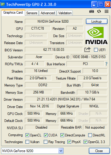 Hybrid not detecting GPU features/Won't allow certain GPU accelerations -  VideoHelp Forum