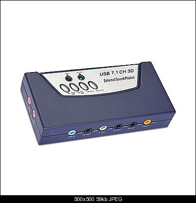 Click image for larger version

Name:	USB-SND8 8-Channel USB 2.0 External 7.1 - CompUSA.jpg
Views:	1344
Size:	59.2 KB
ID:	6623