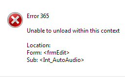 error 365