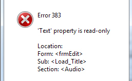 error 383