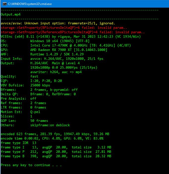 File size too big with h264 - General - Voukoder