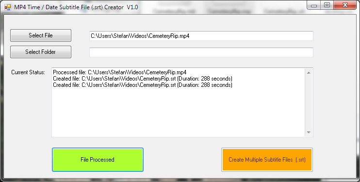 Time & Date Subtitle File Generator (.srt) - Testers Required - VideoHelp  Forum