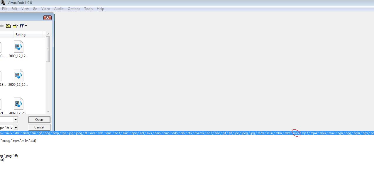 MKV as source in VirtualDub? - VideoHelp Forum