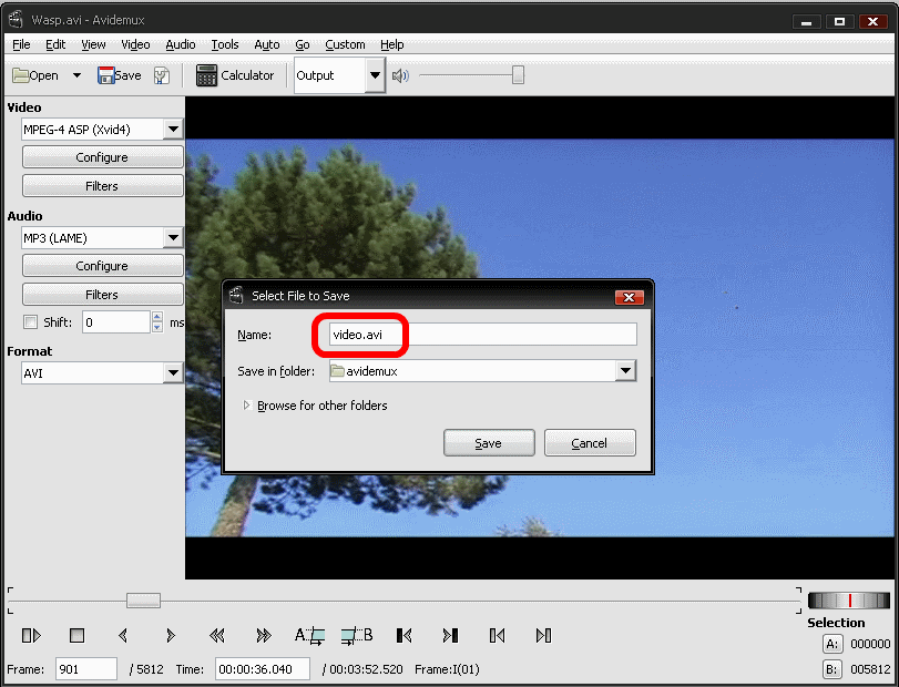 How to get started with avidemux, edit and convert any video format -  VideoHelp Forum