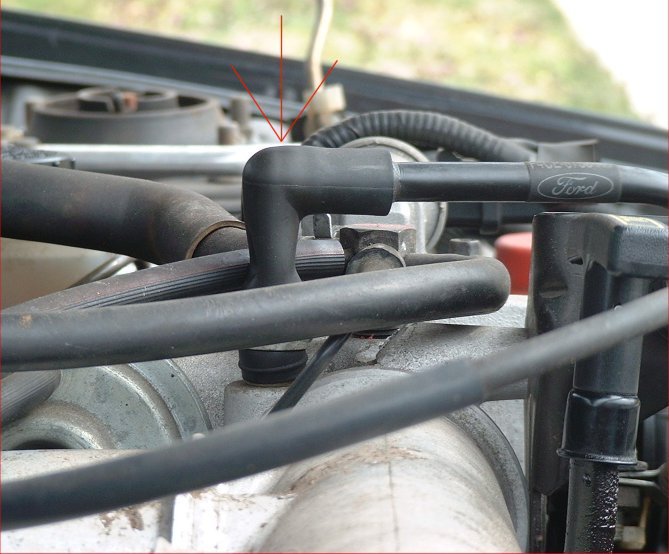 99 Ford escort pcv hose #3
