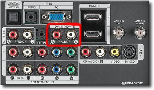 Salida audio tv samsung