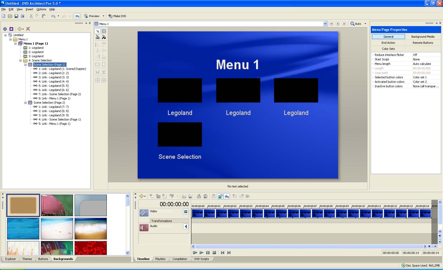 sub-menu problem in DVD Architect Pro 4.5 - VideoHelp Forum