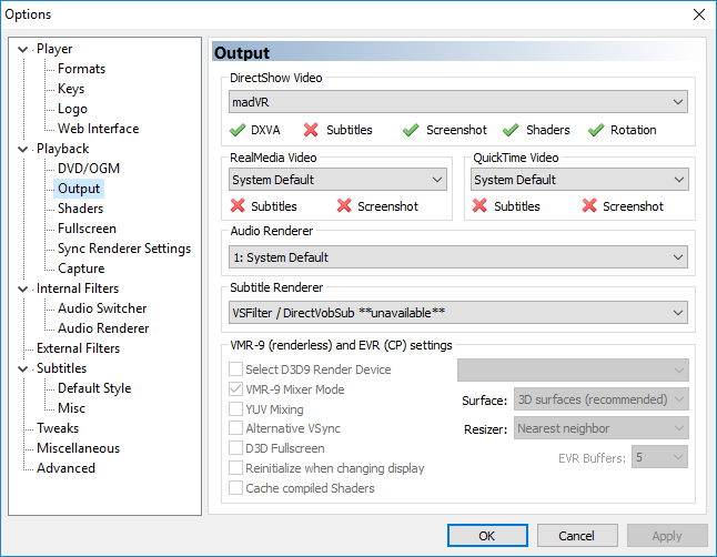 Video constantly stuttering/lagging on MPC-HC - VideoHelp Forum